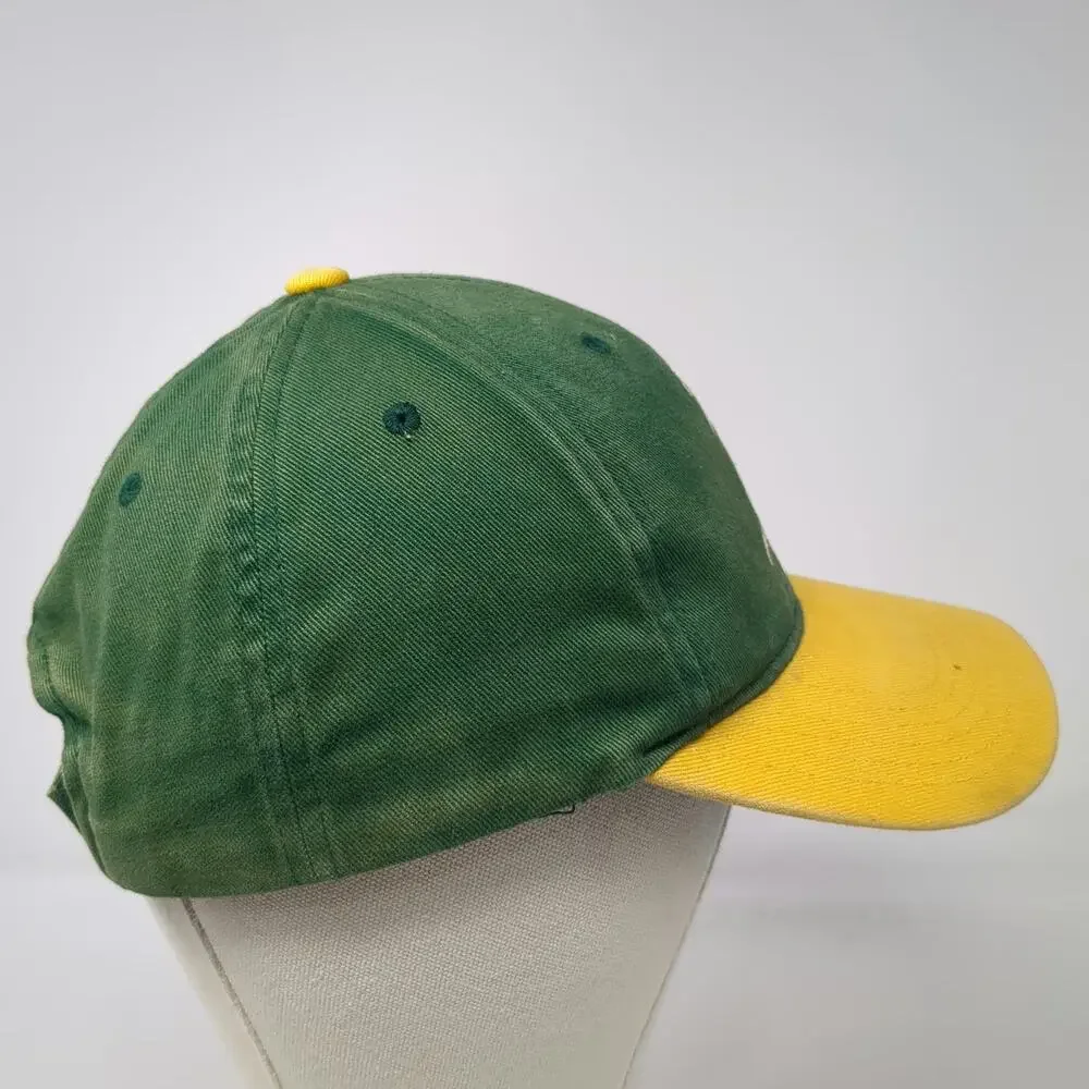 Oakland Athletics MLB Baseball Cap Green Yellow One Size A's Logo Strapback Hat